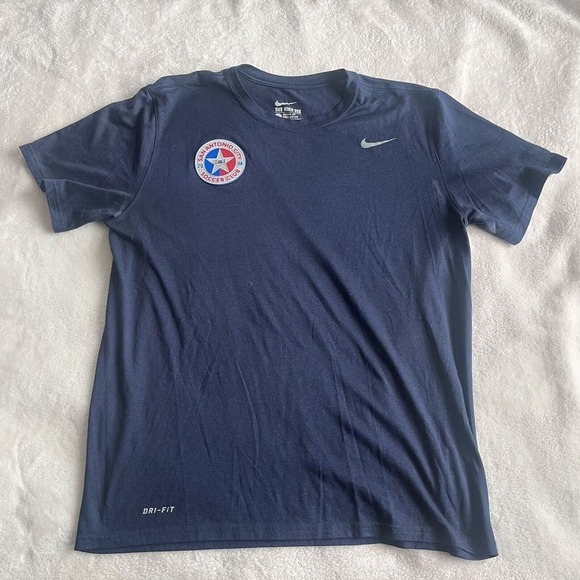 Nike Tee Mens San Antonio City‎ Soccer Club T-Shirt Short Sleeve Size Large - Picture 1 of 5
